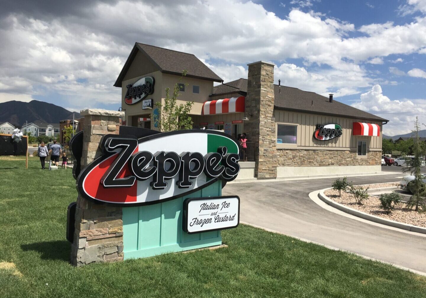 monument and building signs